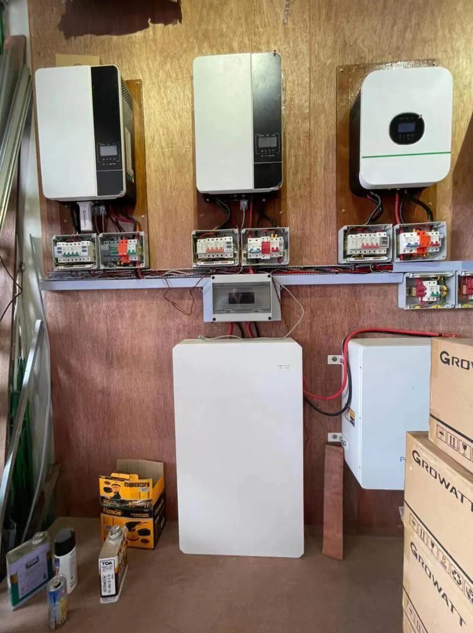 Off Grid 5 KW Solar Energy System, 5 KW Home off Grid Solar Power System with WiFi Monitor Growatt 230V Single Phase 